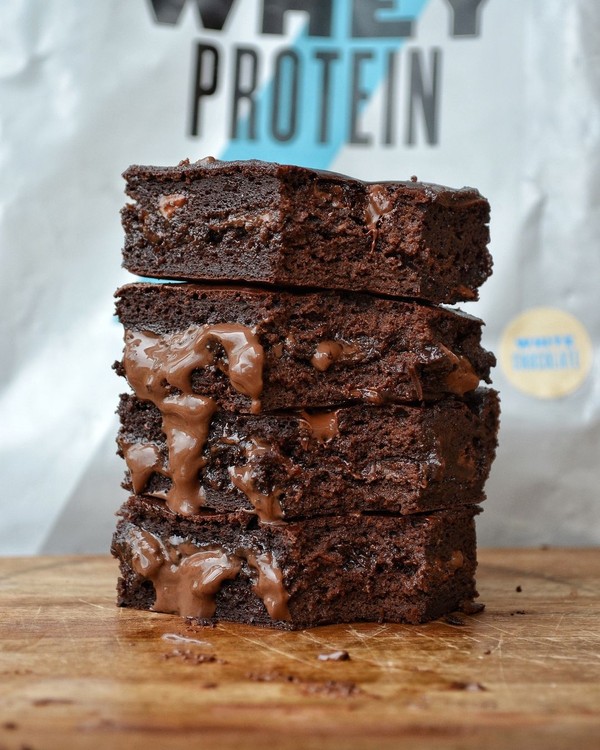 Fudgy AF Protein Brownies