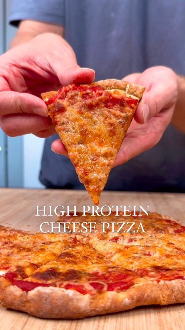 High Protein Cheese Pizza