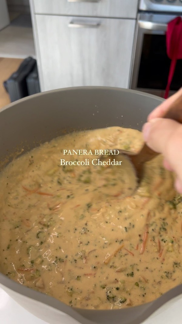 Paneras Broccoli Cheddar Soup