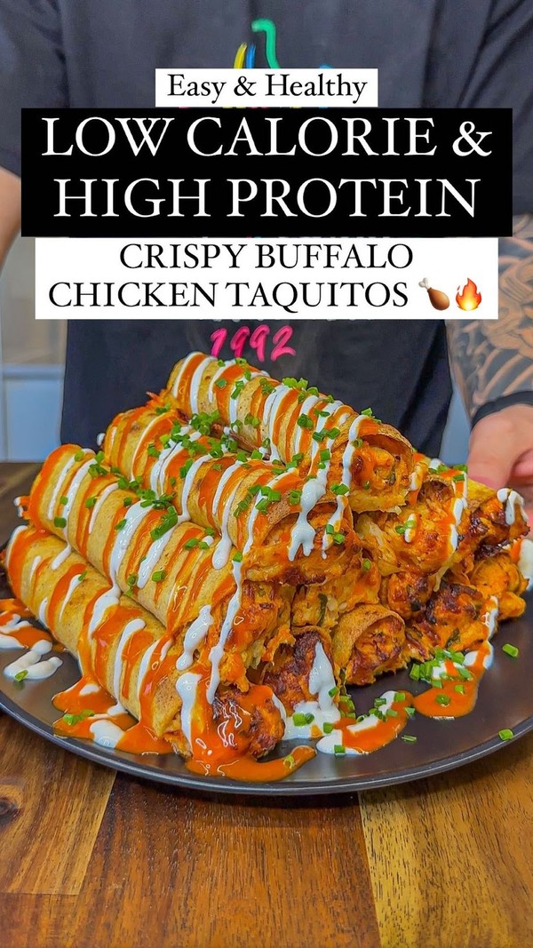 Buffalo Chicken Taquitos
