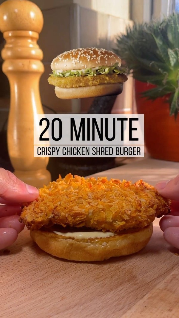 Crispy Shred Burger