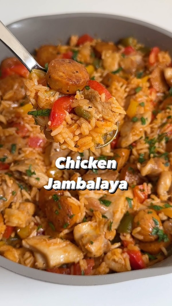 chicken sauasage jambalaya