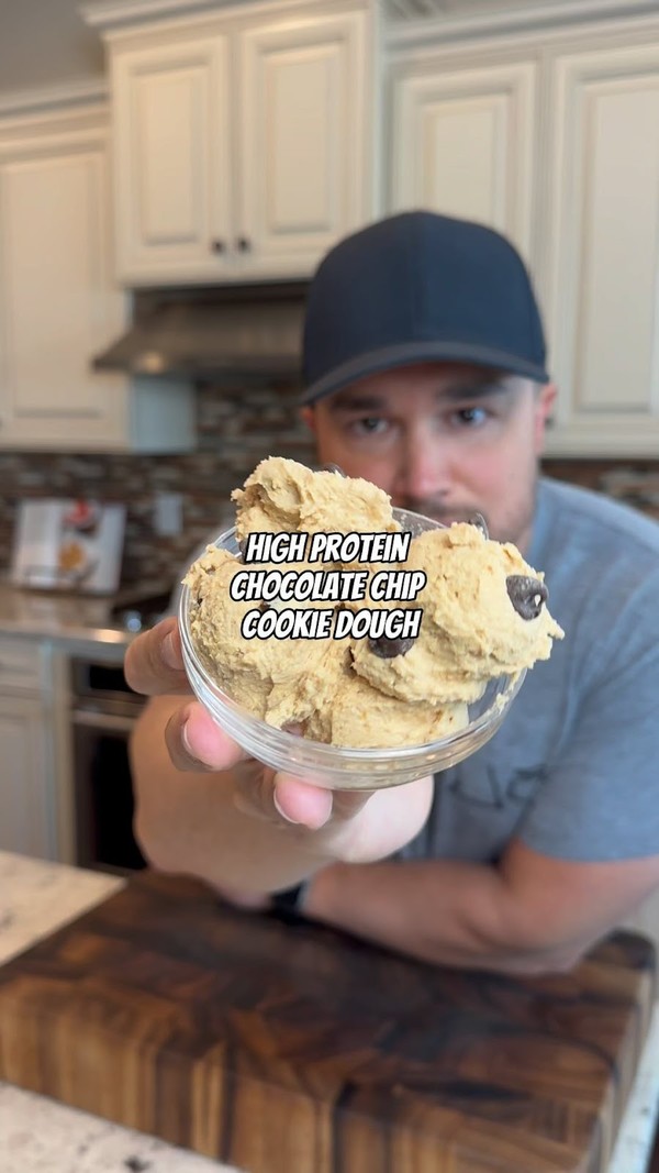 High Protein Chocolate Chip Cookie Dough