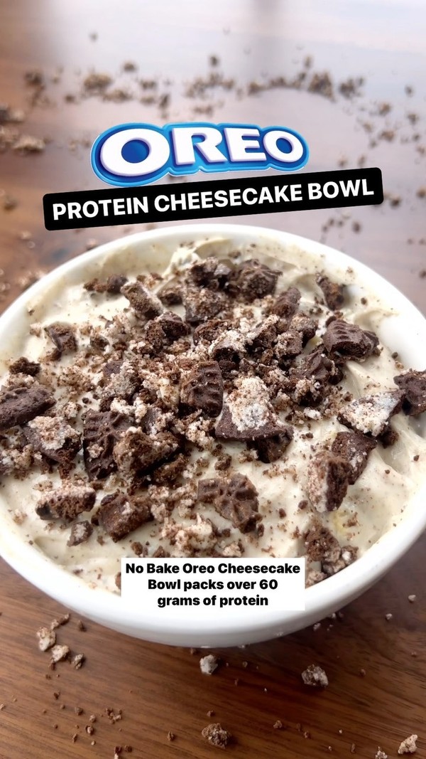 No Bake Oreo Cheesecake Bowl