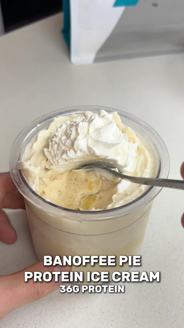 Banoffee Pie Protein Ice Cream