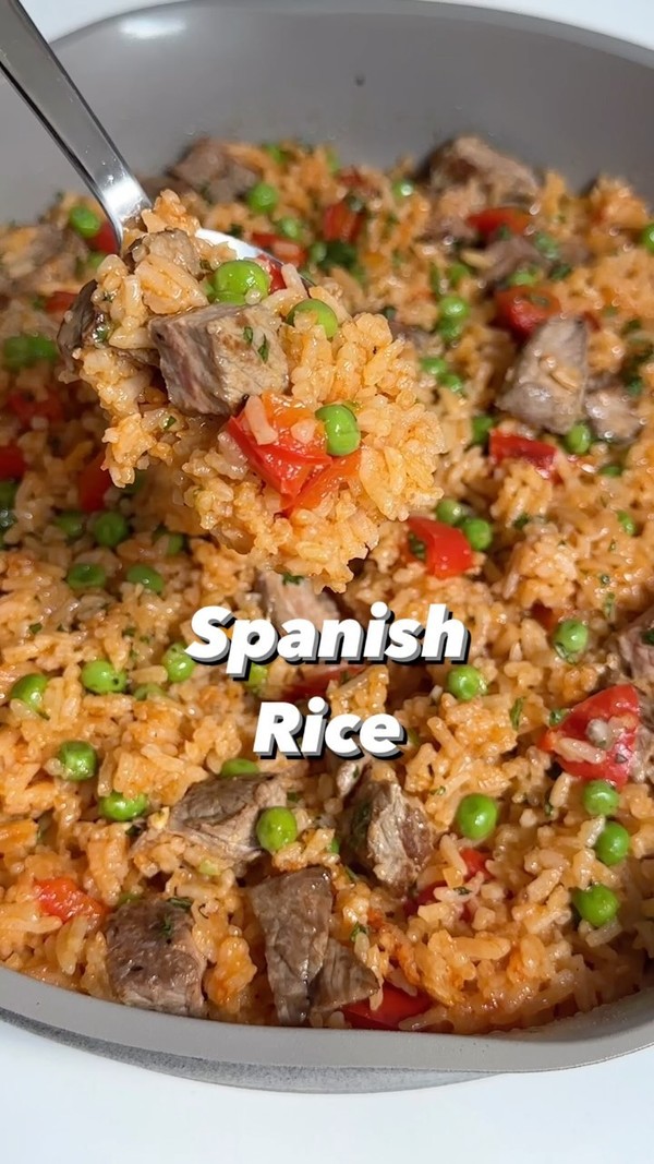 Spanish Rice with Steak