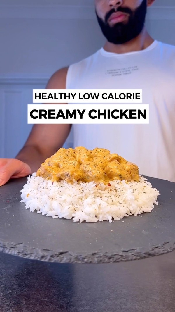 Healthy Low Calorie Creamy Chicken