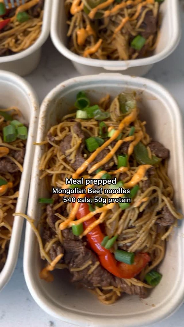 Mongolian Beef with Noodles