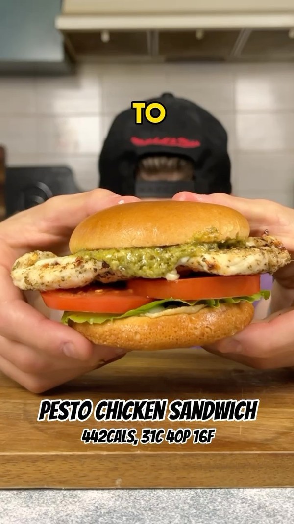 Pesto Chicken Burger/Sandwich