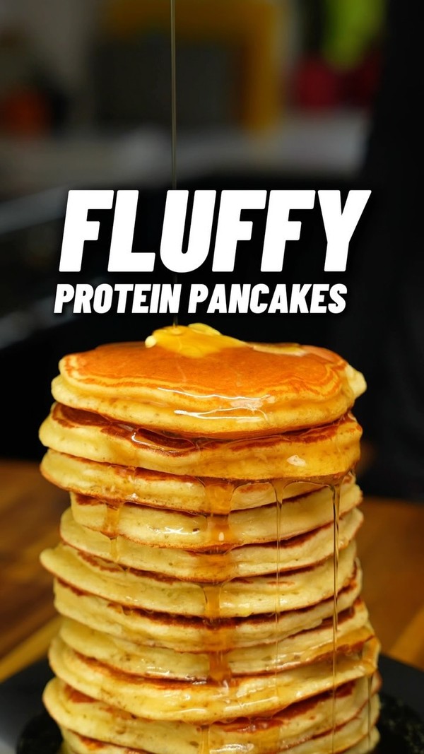 Fluffy High Protein Pancakes