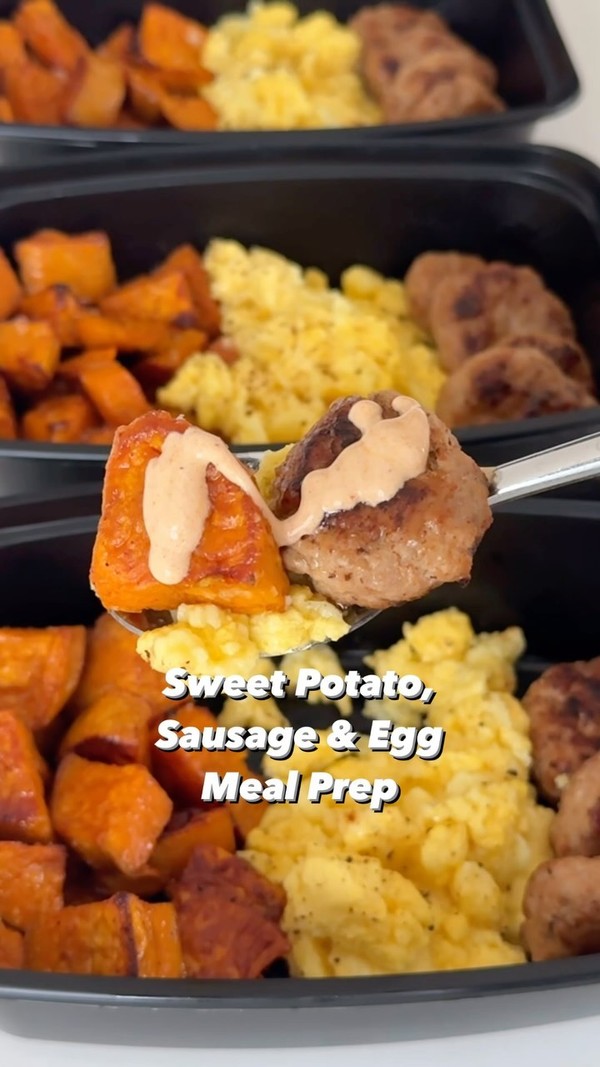 Sweet Potato Breakfast Meal Prep Bowls