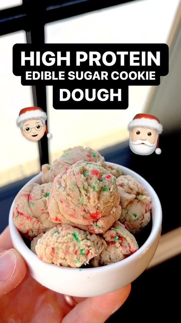 High Protein Sugar Cookie Dough Bites