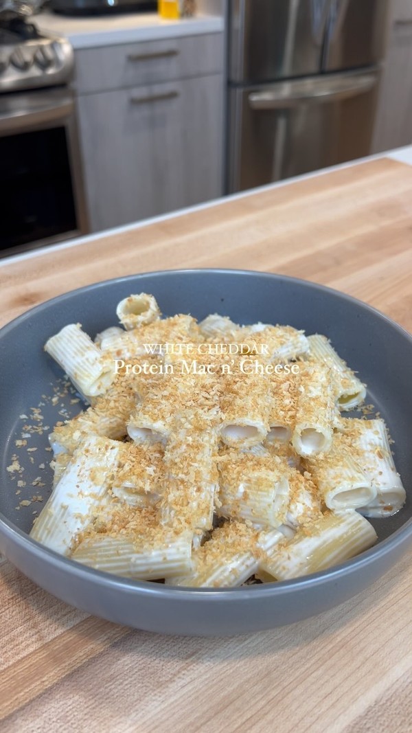 Protein White Cheddar Mac n Cheese