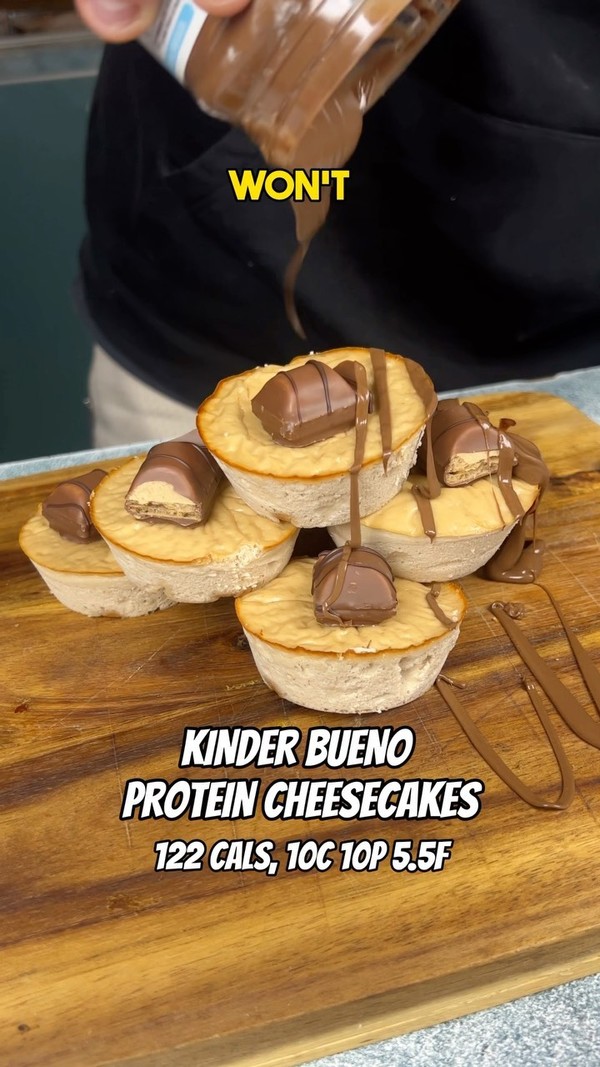 Kinder Bueno Protein Cheesecakes