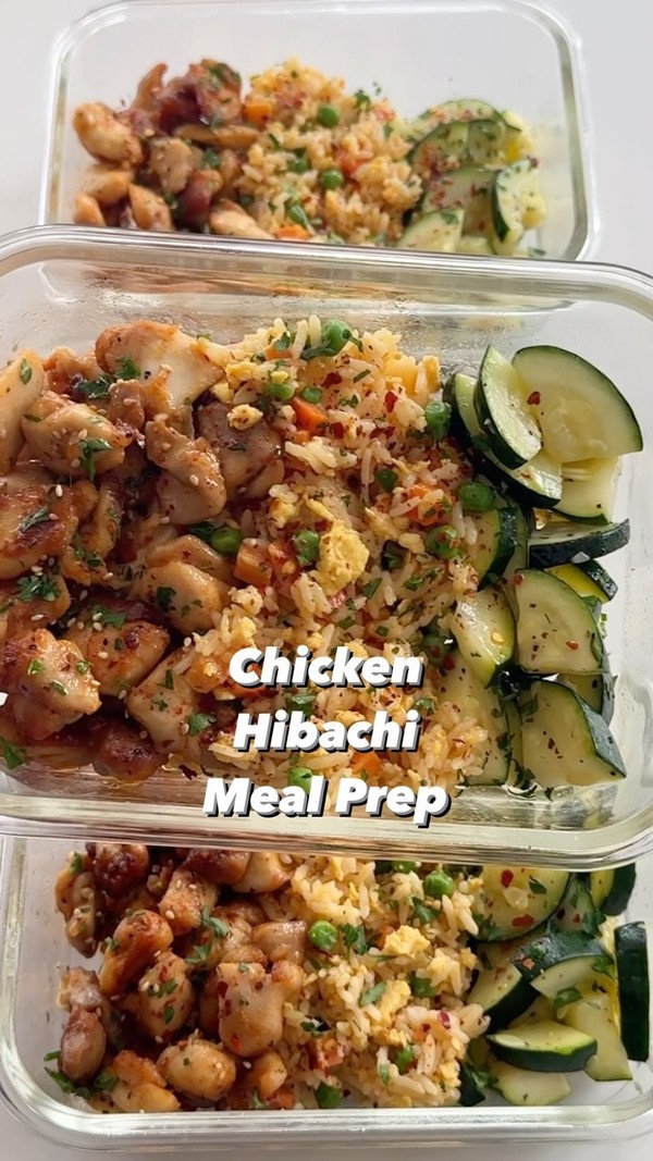 Chicken Hibachi Meal Prep