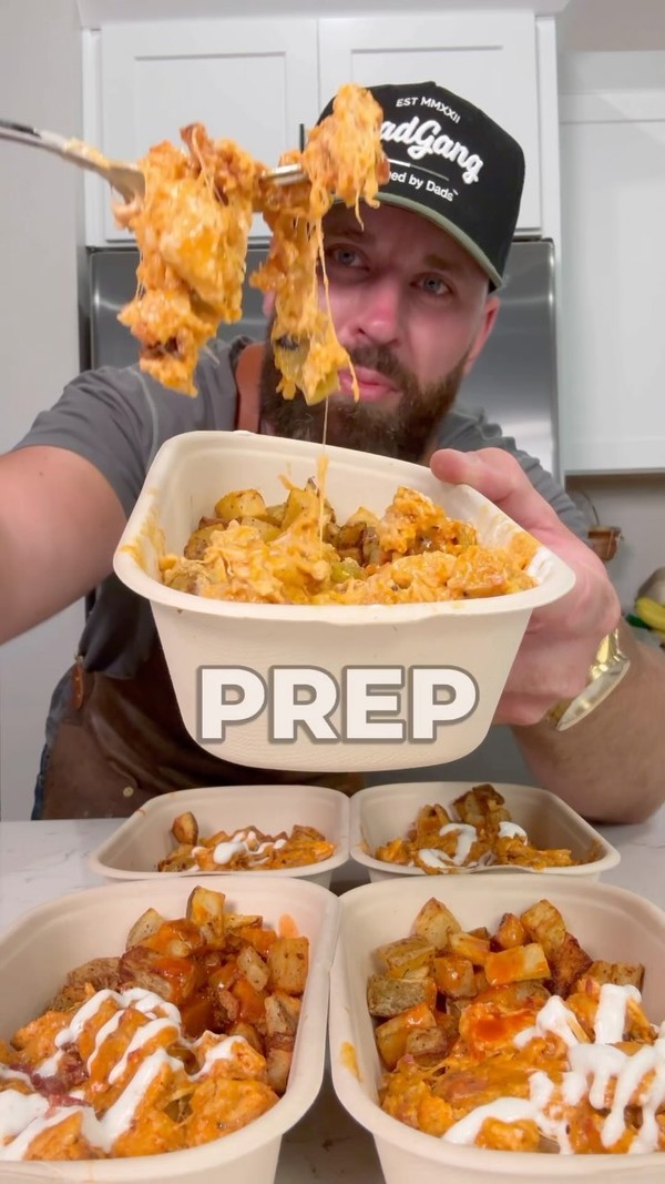 Buffalo Chicken N Bacon Protein Bowls