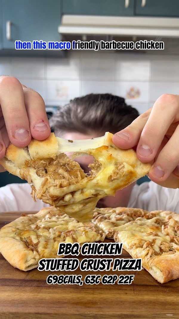 BBQ Chicken Stuffed Crust Pizza