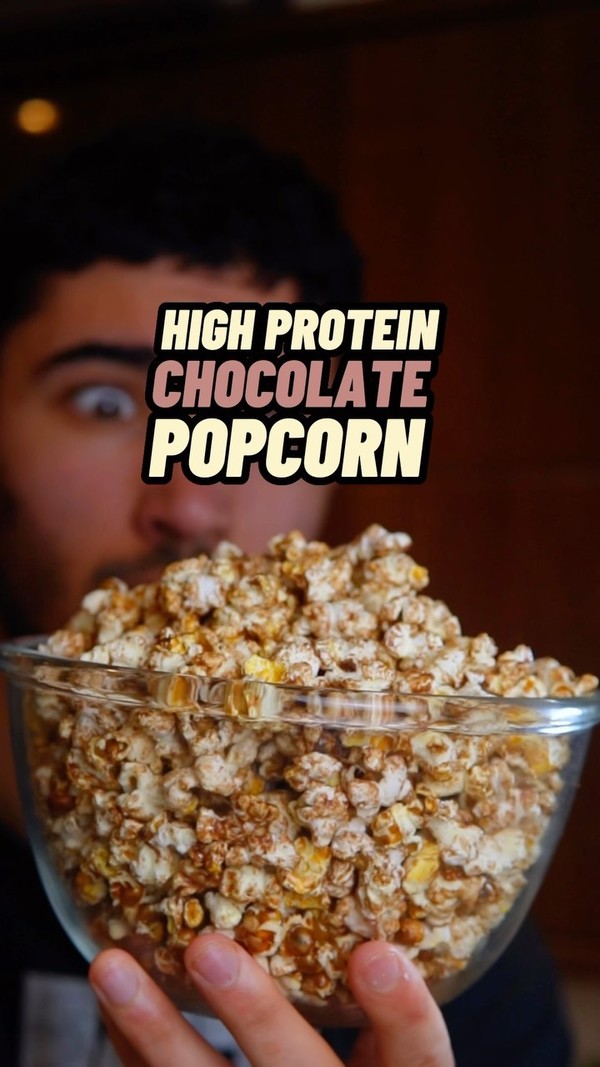 Chocolate Protein Popcorn