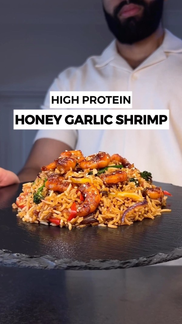 Honey Garlic Shrimp Stir Fry