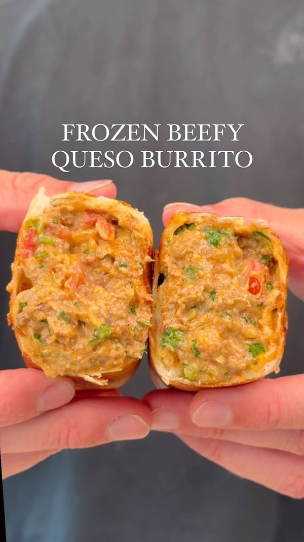 Frozen Beefy Queso Burrito