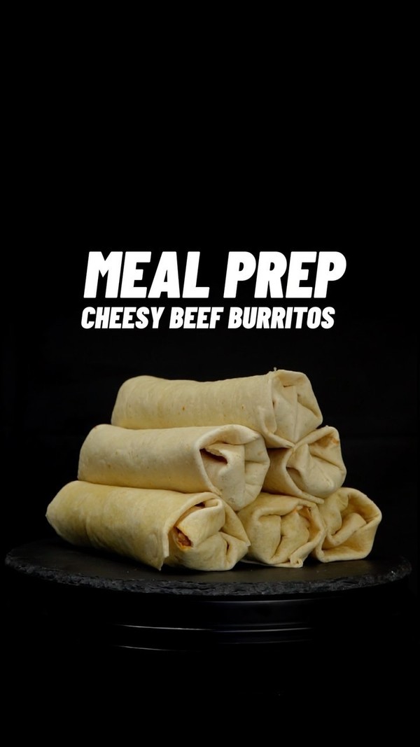 Cheesy Beef Burritos