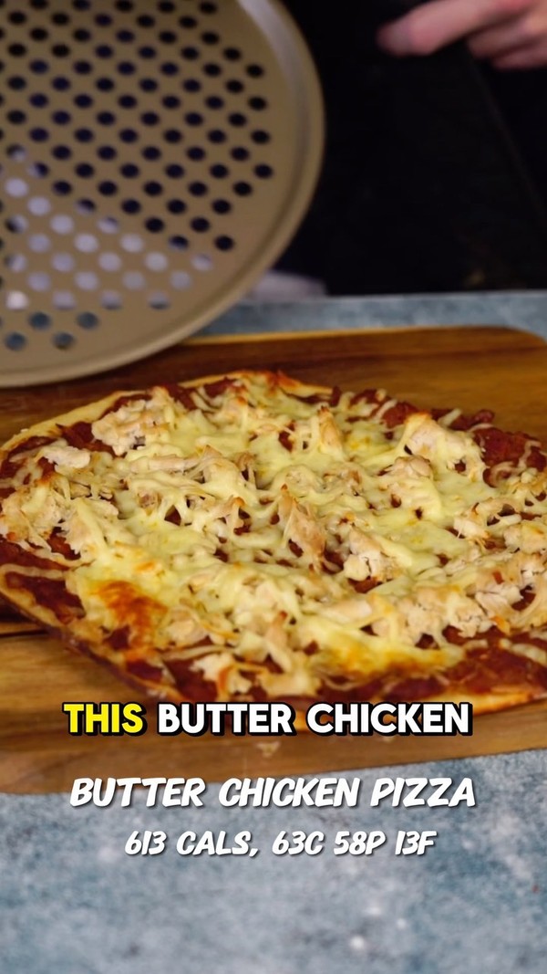 Butter Chicken Pizza
