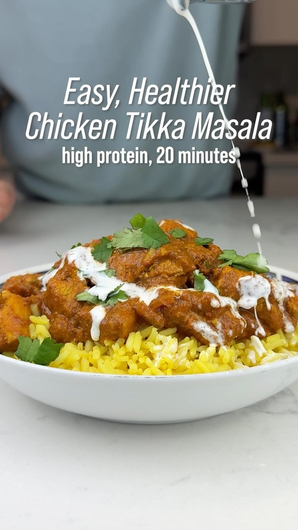 Easy, Healthier Chicken Tikka Masala