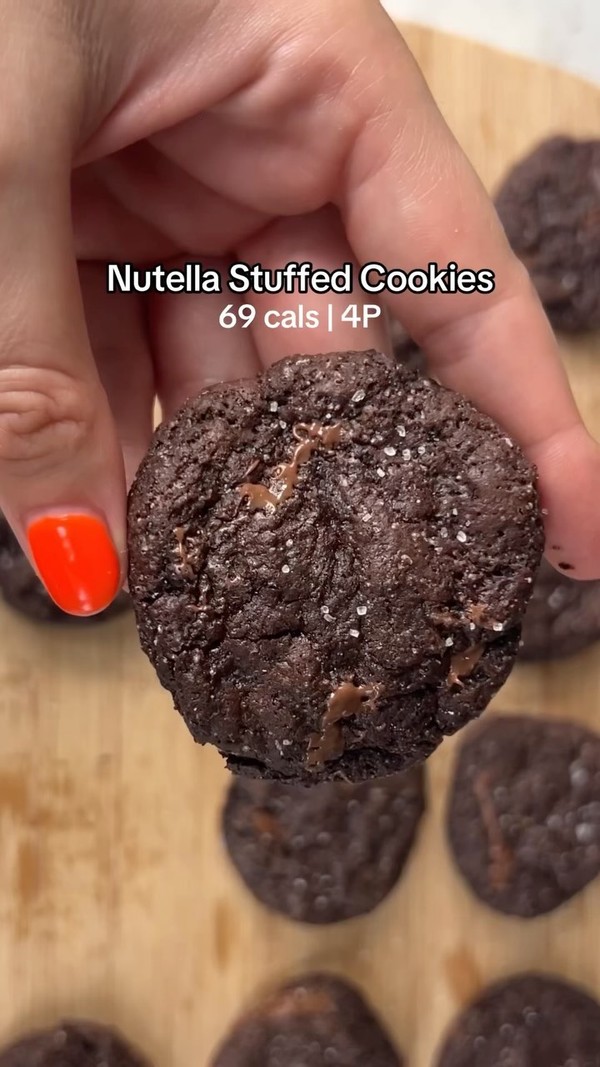 Nutella stuffed cookies