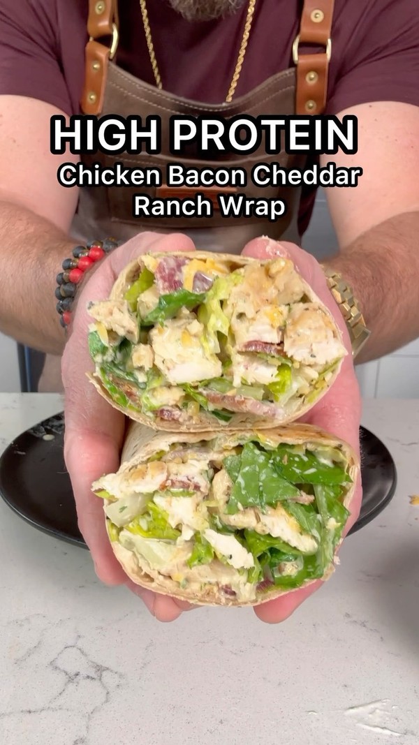 Chicken bacon cheddar wrap