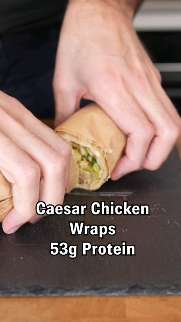 Caesars Chicken wraps