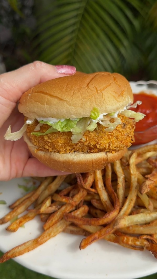 Cajun Chicken Burger