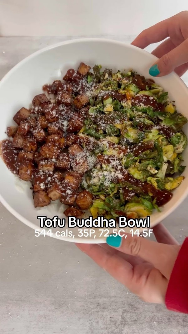 BBQ Tofu Buddha Bowl