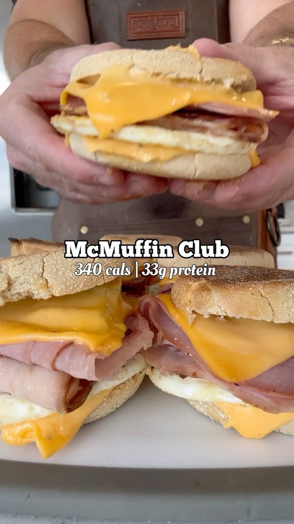 The McMuffin Club Breakfast Sandwich