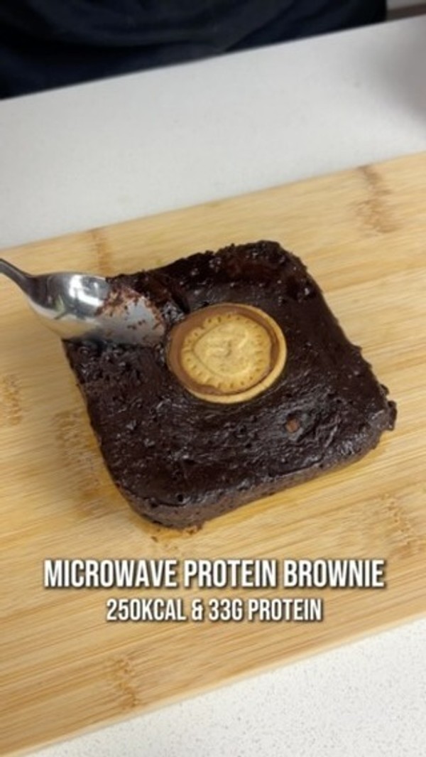 Microwave Protein Brownie