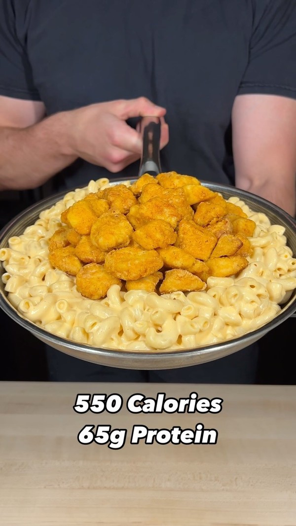 Popcorn Chicken Mac & Cheese