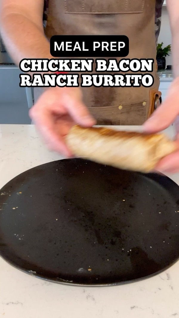 Chicken Bacon Ranch Burritos