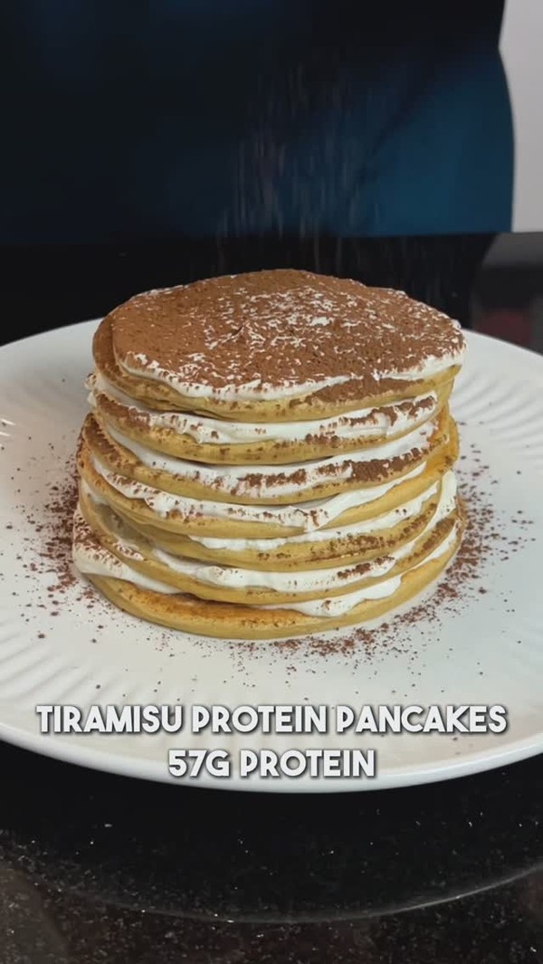 TIRAMISU Protein Pancakes