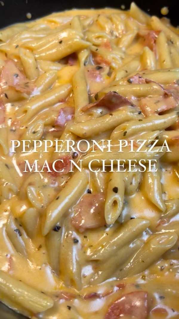PEPPERONI PIZZA MAC N CHEESE