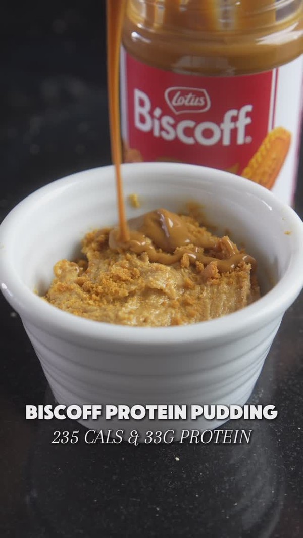 Biscoff Protein Pudding