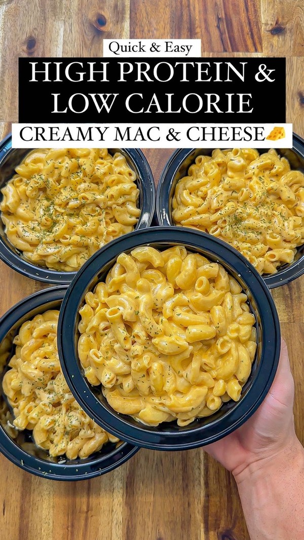 Easy & Creamy High Protein Mac & Cheese