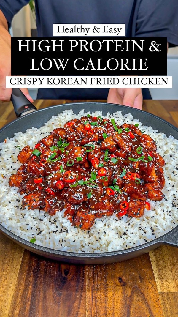 Easy & Healthy Korean Fried Chicken