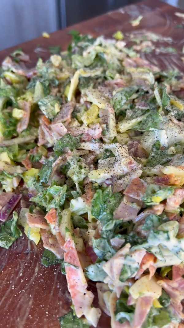 Italian Chopped Salad Wrap