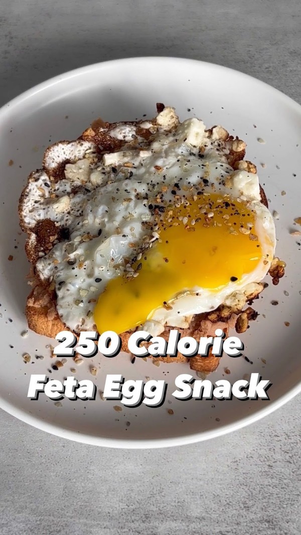 Feta Fried Egg Toast