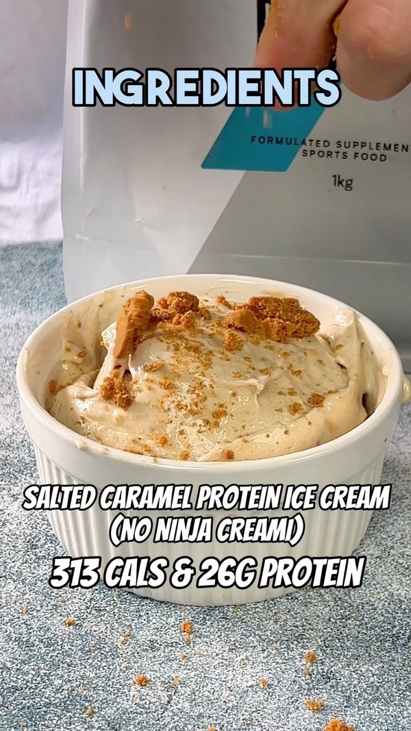 Salted Caramel Protein Ice Cream