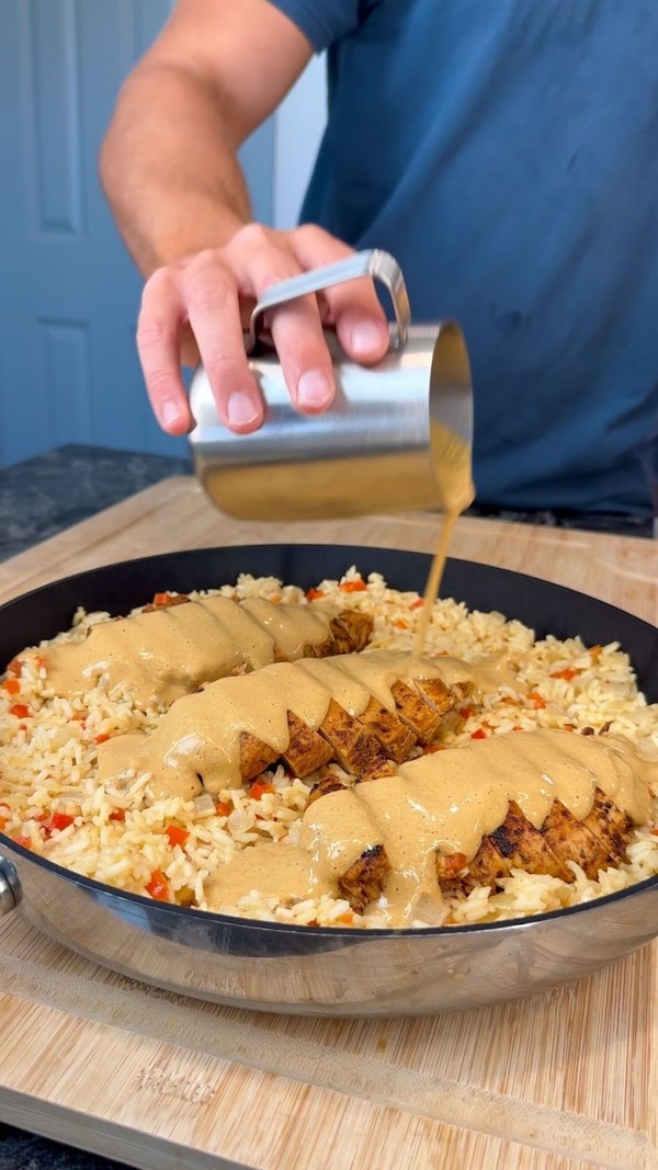 Creamy Cajun Chicken & Rice