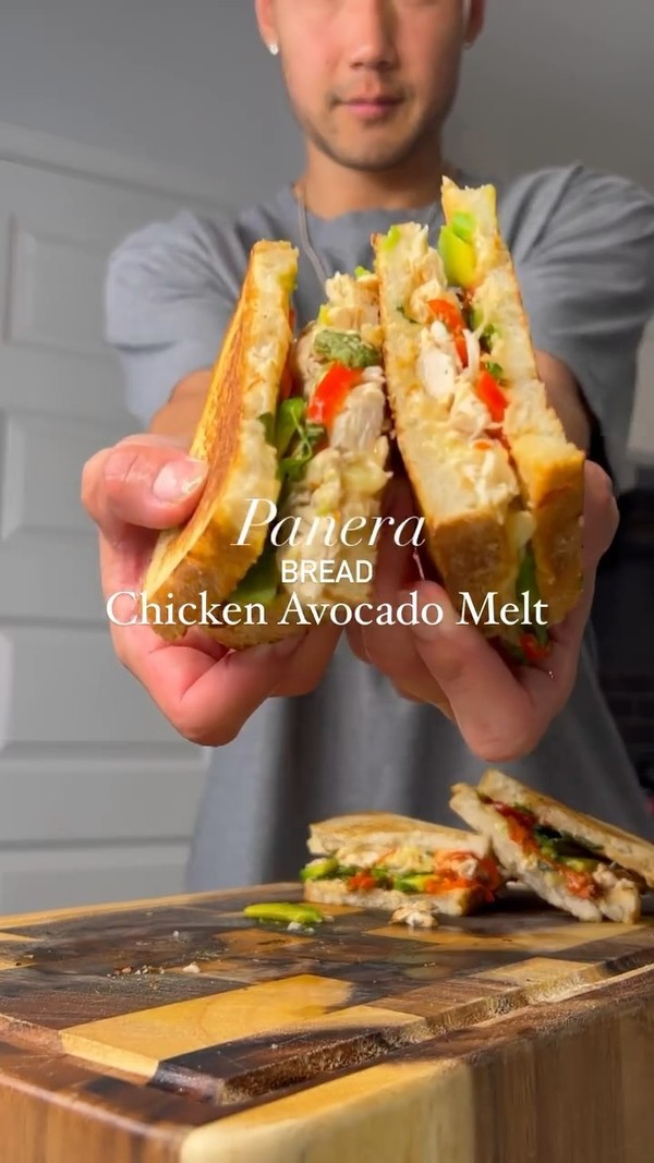 Copycat Panera Bread Chicken Avocado Melt