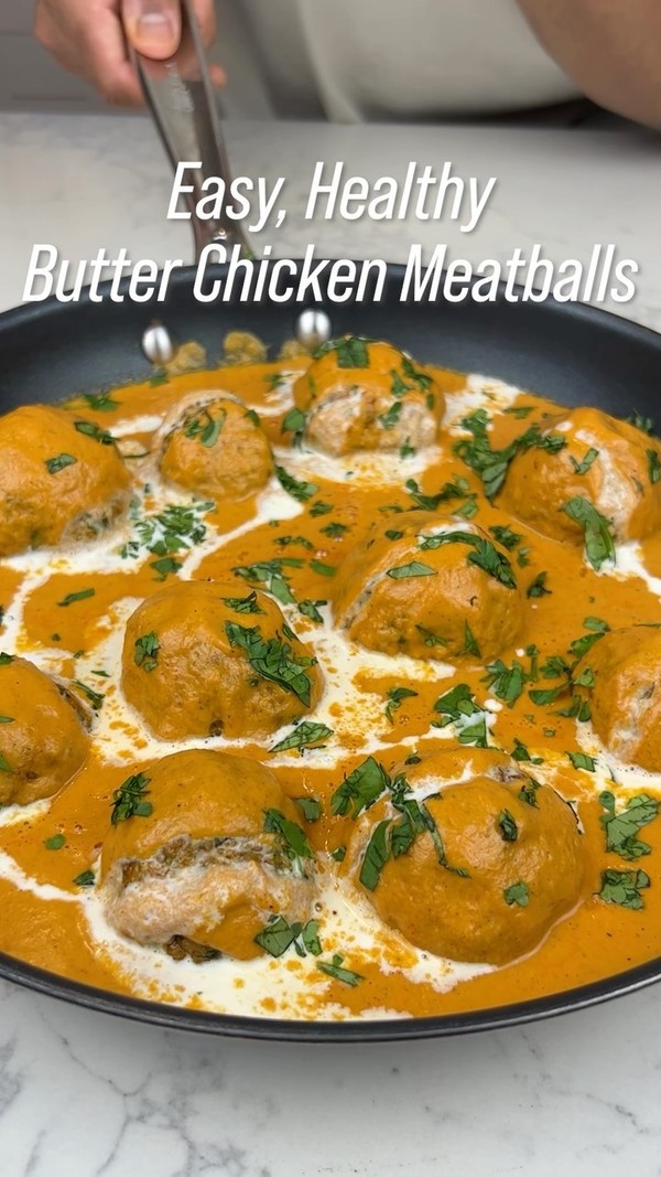 Butter Chicken Meatballs/Kofta