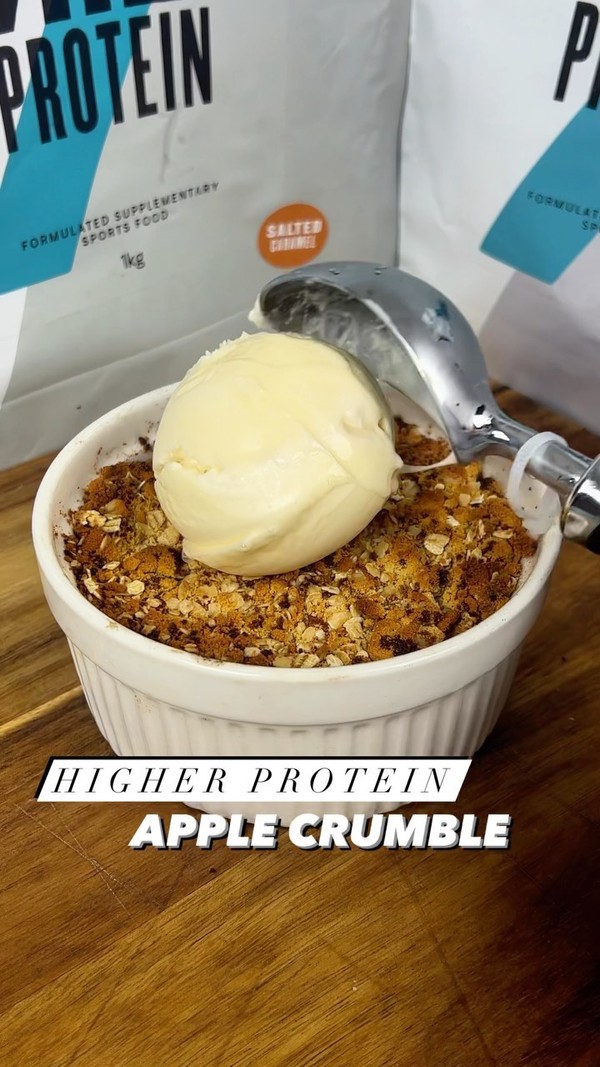 Protein Apple Crumble