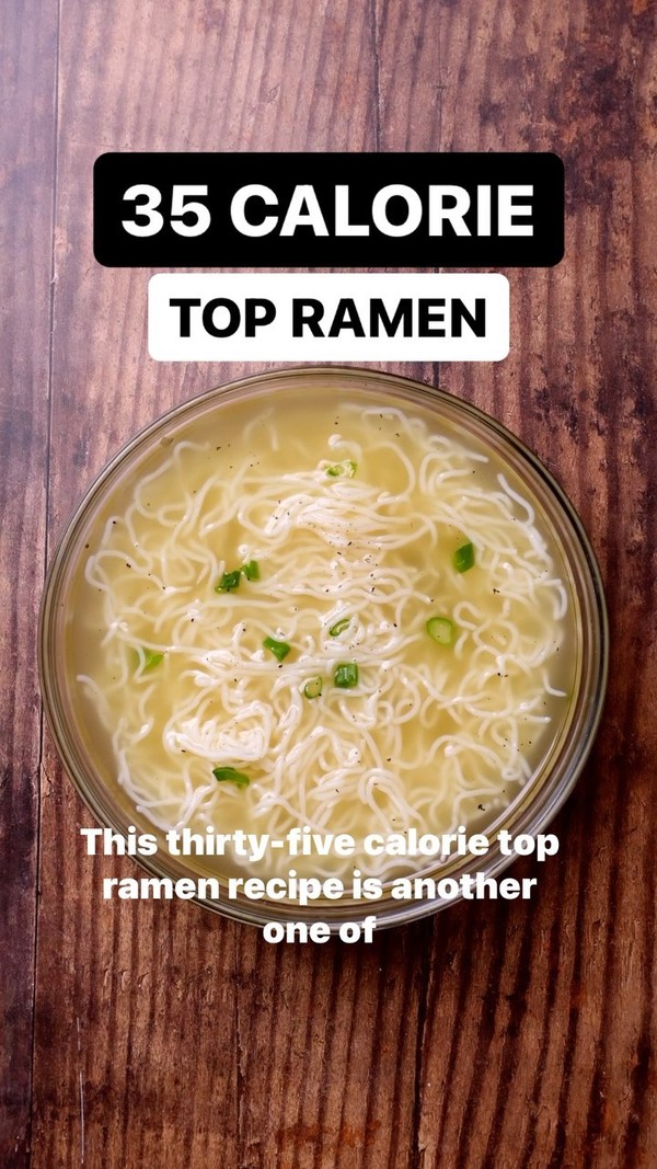 Low Calorie Top Ramen