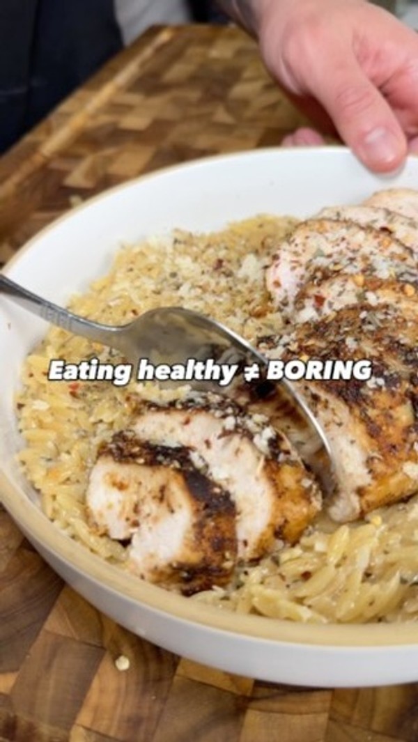 Easy 1-Pan Lemon Chicken Orzo